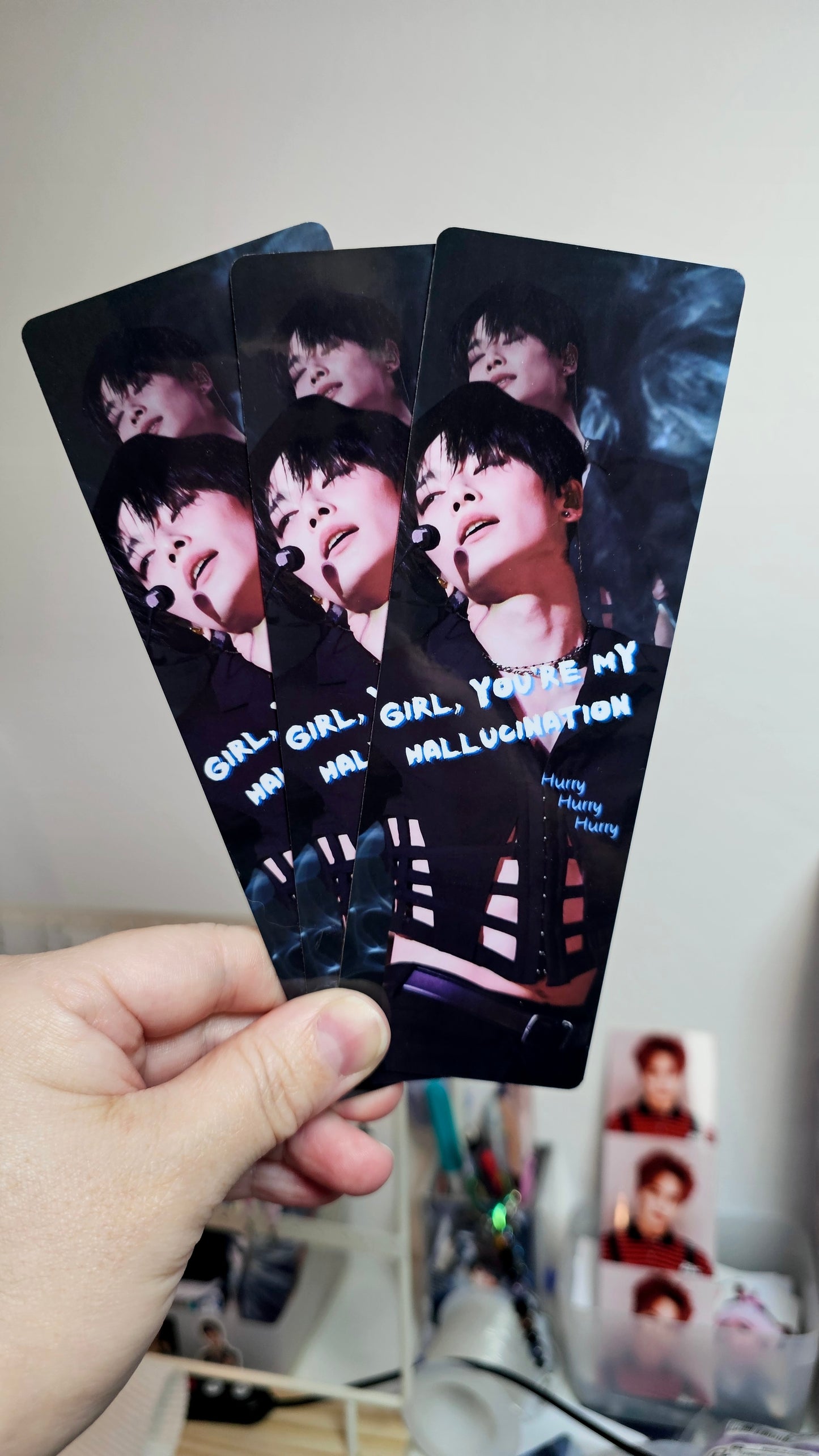 Stray Kids I.N Jeongin Hallucination Lyric Laminated Bookmarks / Kpop / LoveStayTreasures Handmade Skz