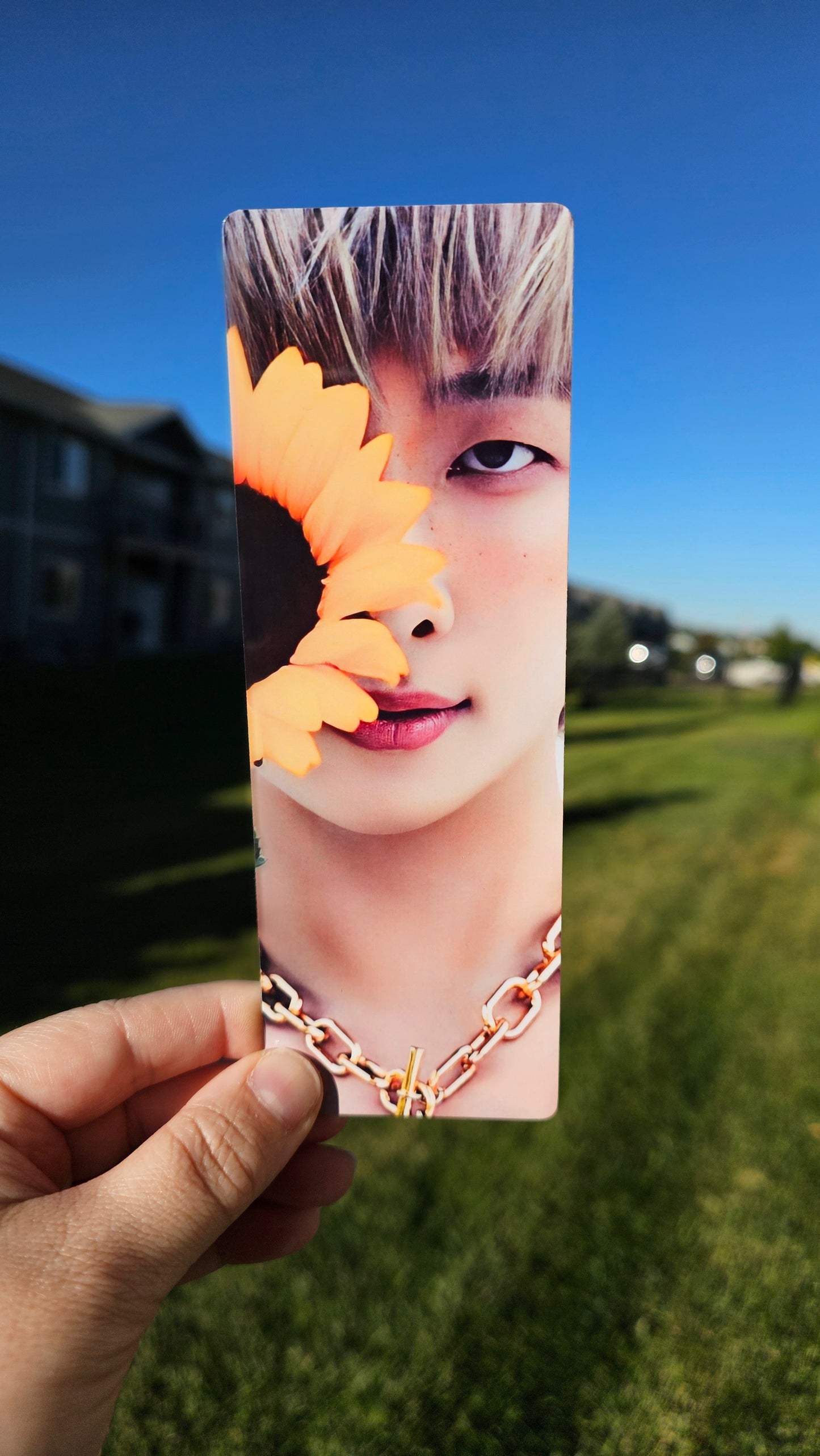 BTS Namjoon Sunflower / RM Laminated Bookmarks / Kpop / LoveStayTreasures Handmade BTS