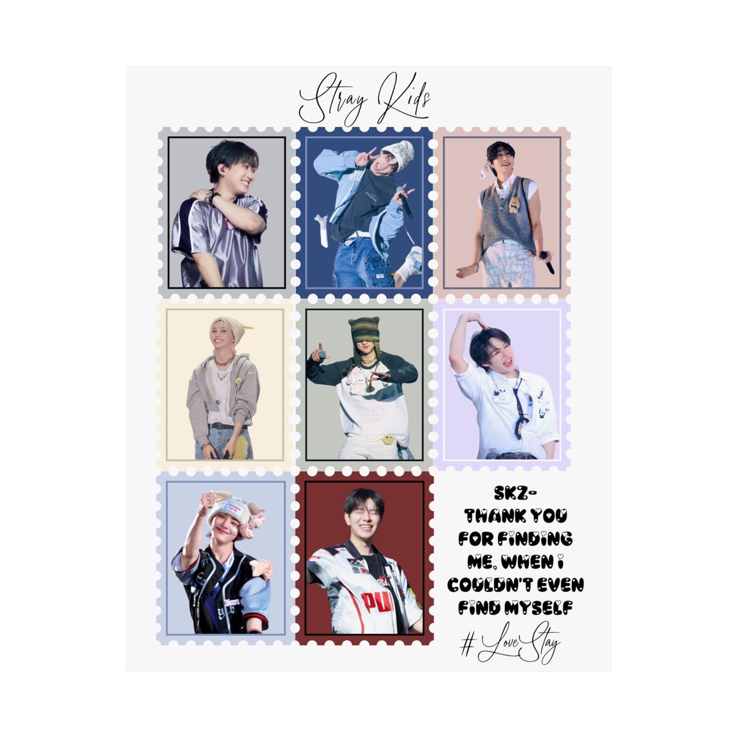 Stray Kids Saved Me Vertical Poster