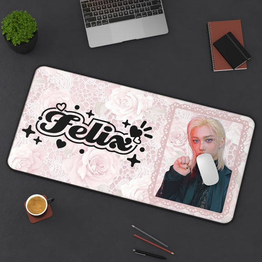 Stray Kids Felix Large Desk Mat / Kpop  Office Decor