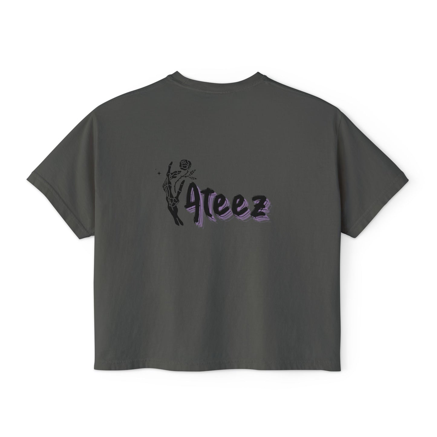 Ateez Hongjoong Boxy Tee Shirt Top / Kpop