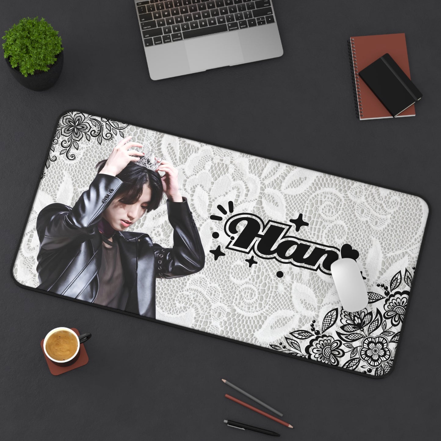 Stray Kids Han Large Desk Mat / Kpop Office Decor