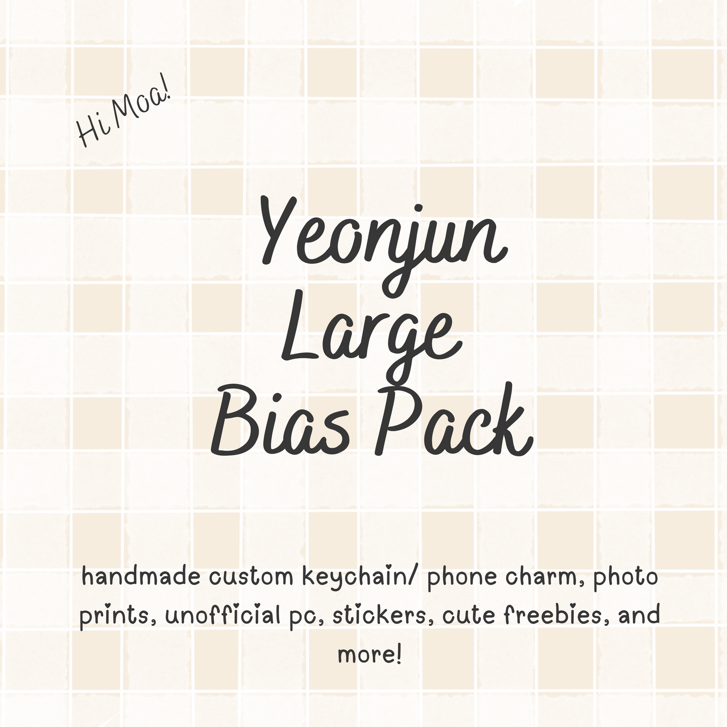 Yeonjun Large TXT Bias Pack / Kpop Goodie Bag / Custom Handmade Keychain / Phone Charm/ LoveStayTreasures Handmade