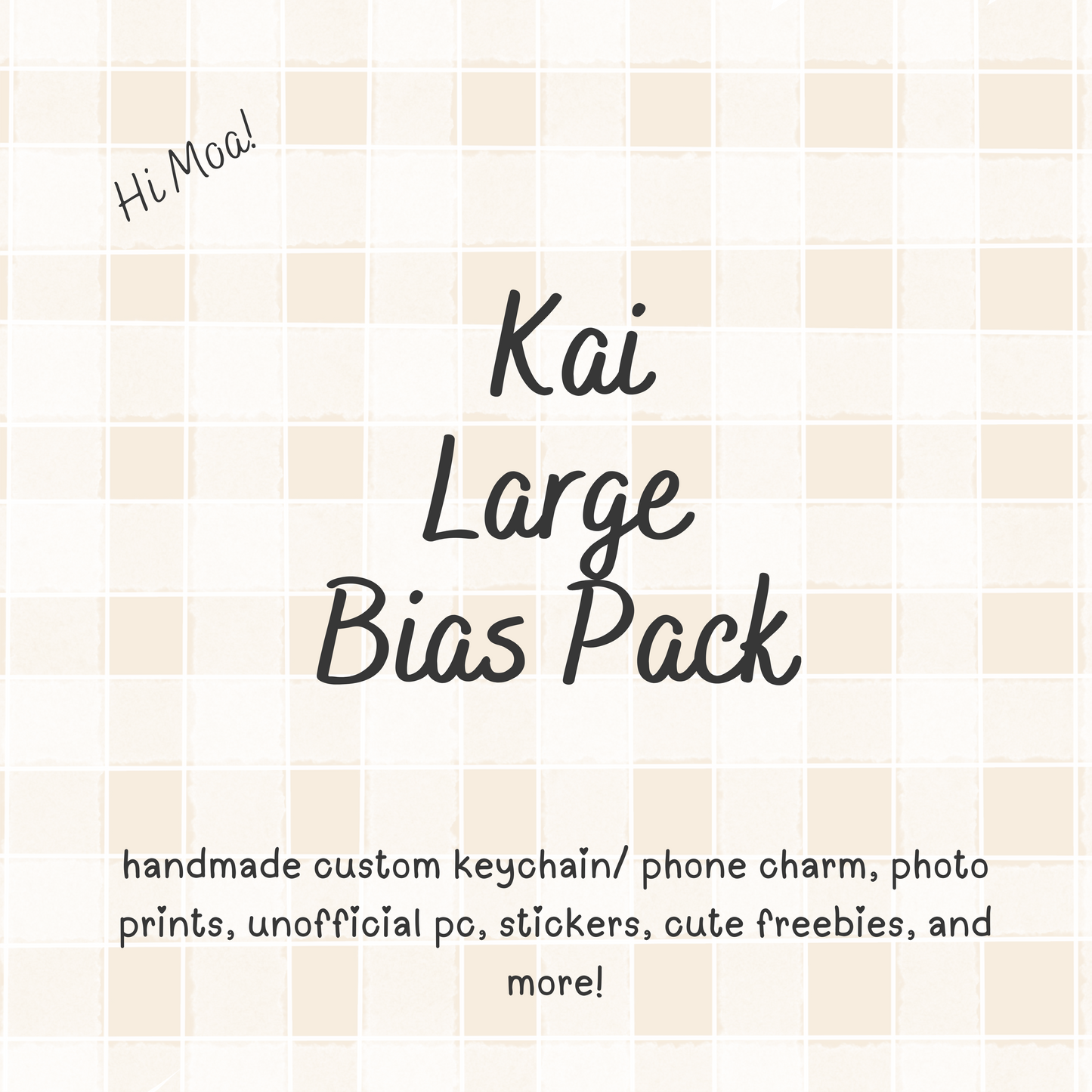 Huening Kai Large TXT Bias Pack / Kpop Goodie Bag / Custom Handmade Keychain / Phone Charm/ LoveStayTreasures Handmade