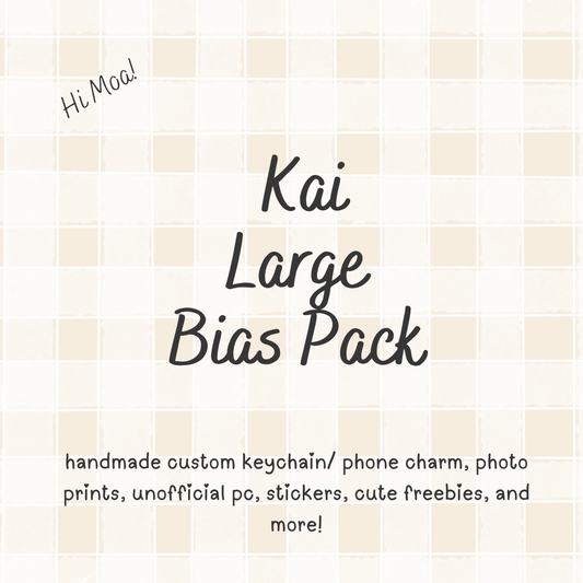 Huening Kai Large TXT Bias Pack / Kpop Goodie Bag / Custom Handmade Keychain / Phone Charm/ LoveStayTreasures Handmade