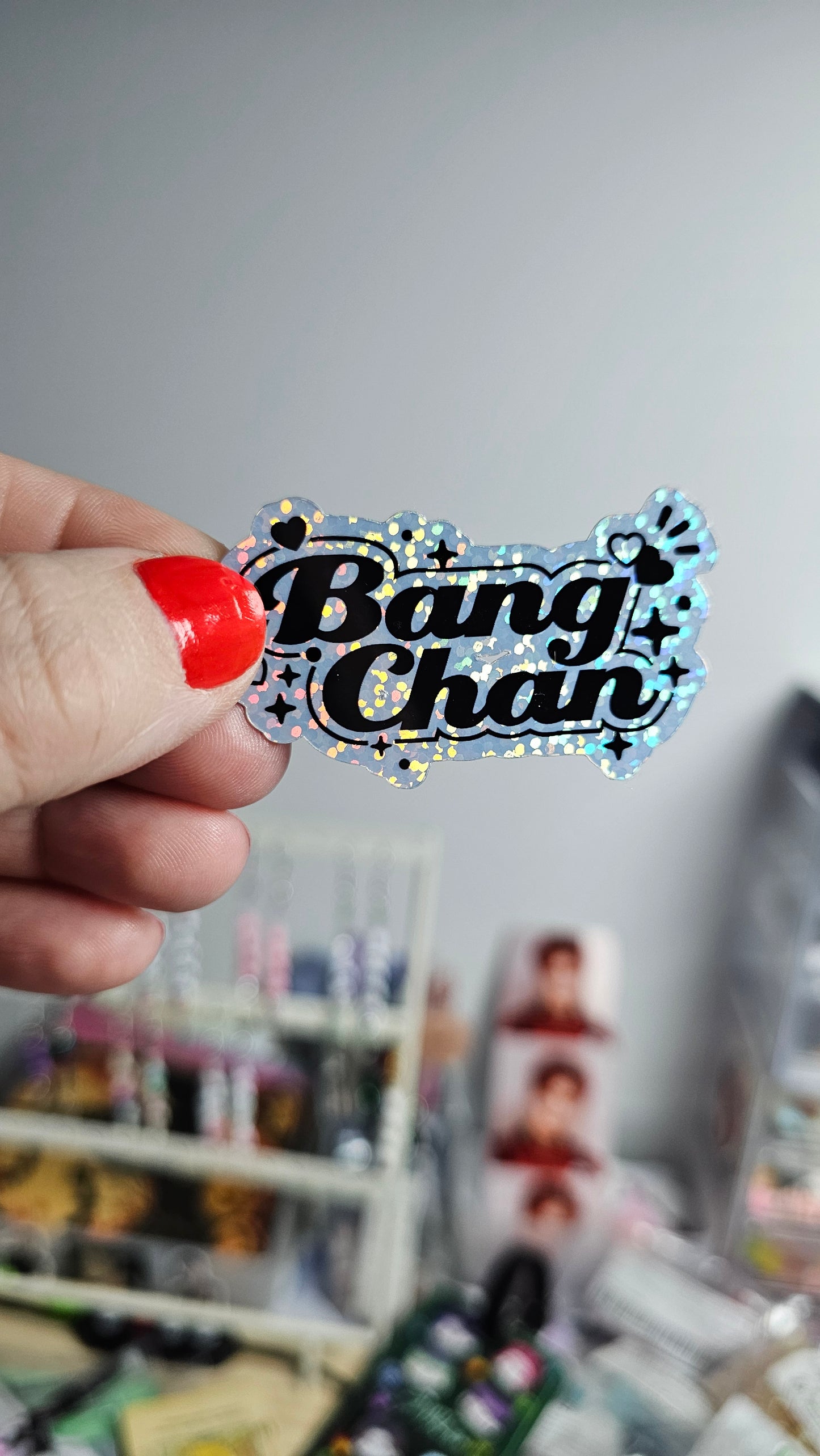 Stray Kids Names Holographic Sticker / LoveStayTreasures Handmade
