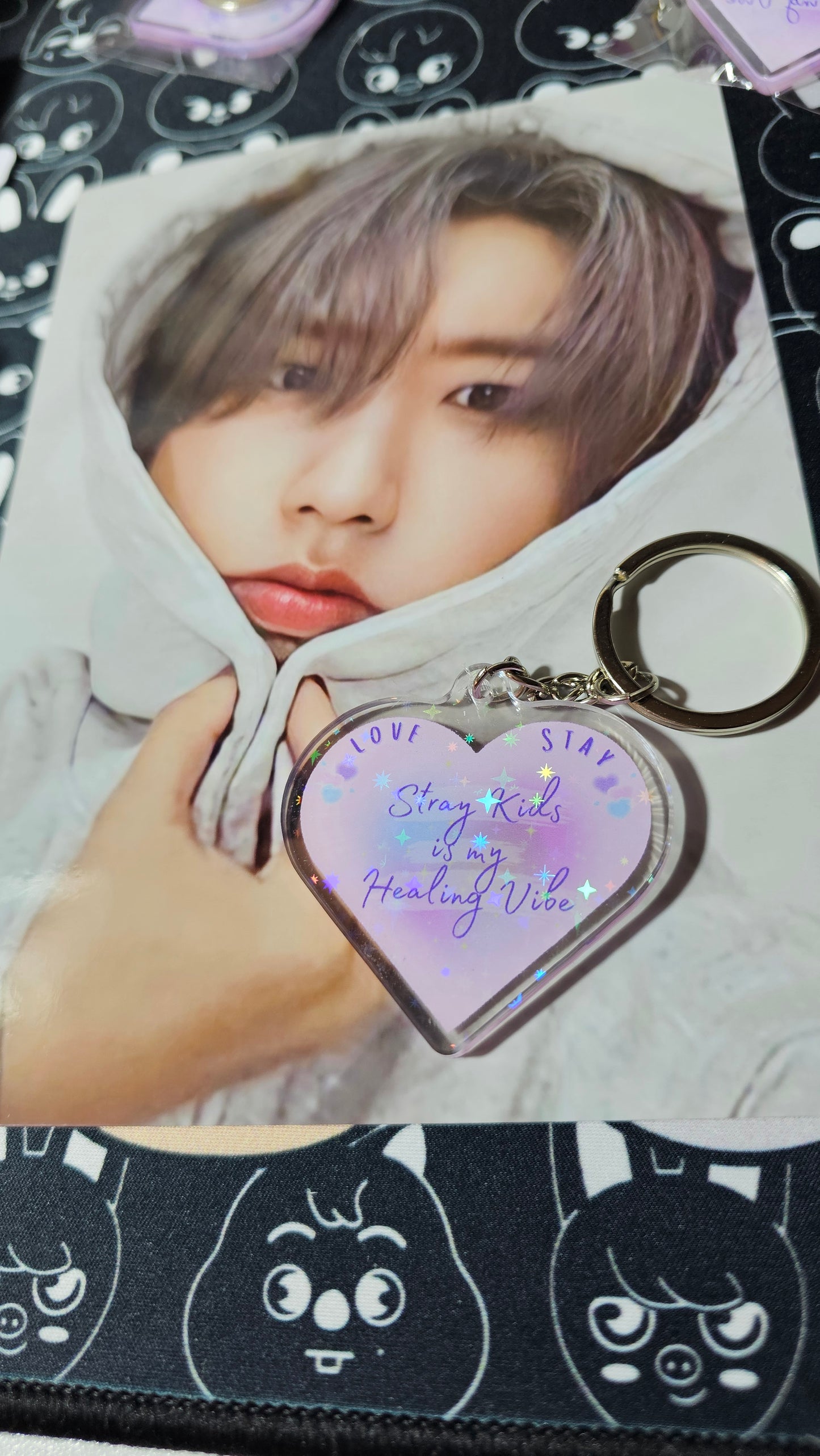 LoveStayTreasures Design Keychain Stray Kids Healing Vibe