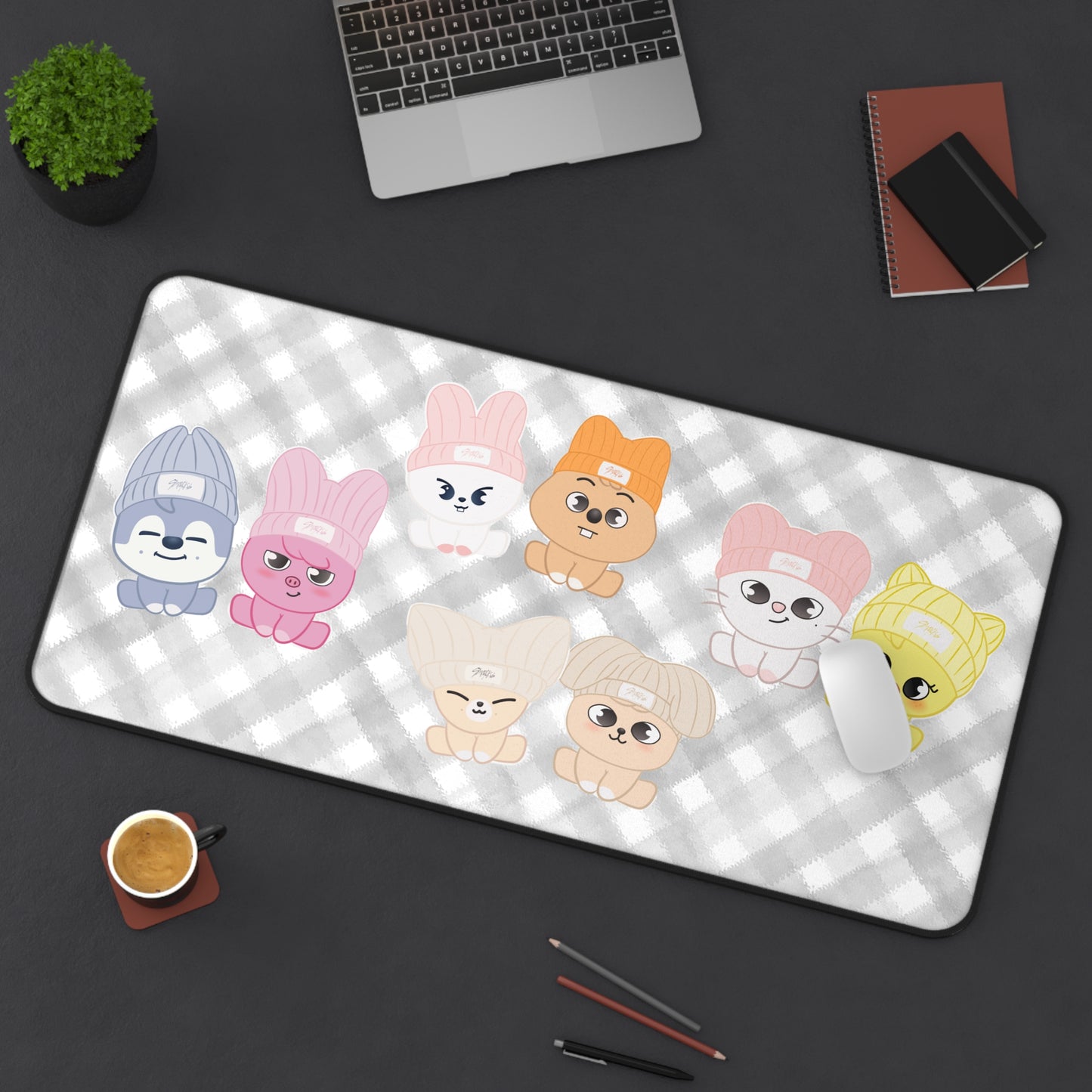 Stray Kids Bestie Skzoo Large Desk Mat / Kpop Office Decor
