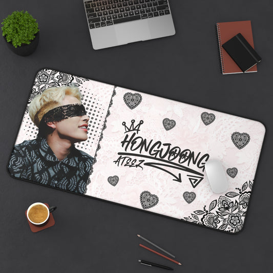 Ateez HongJoong Large Desk Mat / Kpop Office Decor