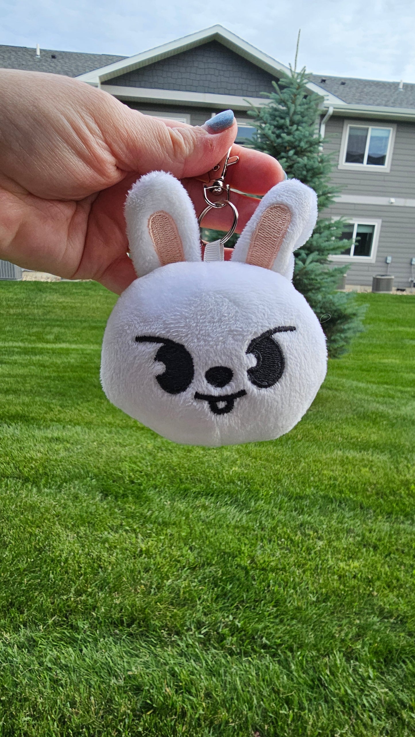 Skzoo Stray Kids Plushie Head with Metal Clip