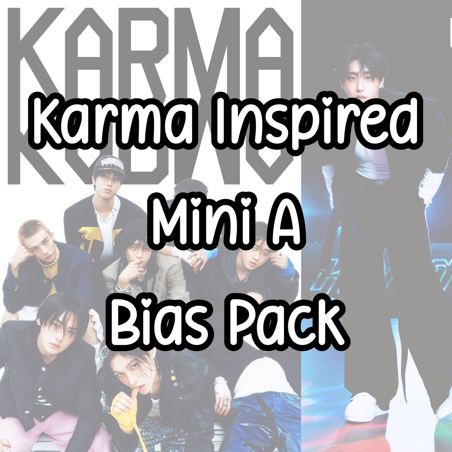 Karma Inspired Group MINI “A" Bias Pack / Kpop Goodie Bag / Handmade by LoveStayTreasures