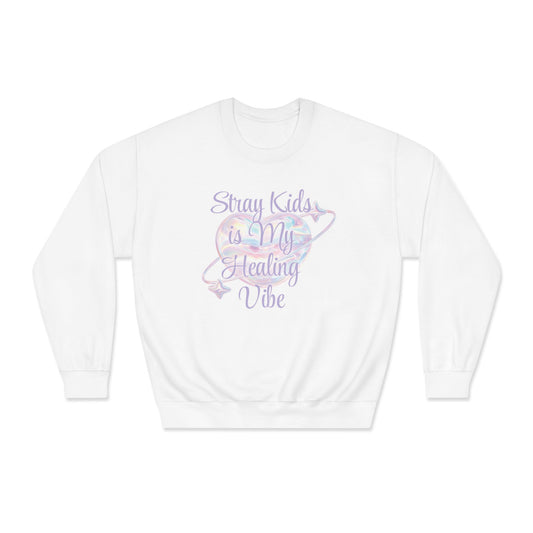 Stray Kids Healing Vibe LoveStayTreasures Design / Love Stay Lyrics / Gildan DryBlend® Crewneck Sweatshirt / Kpop