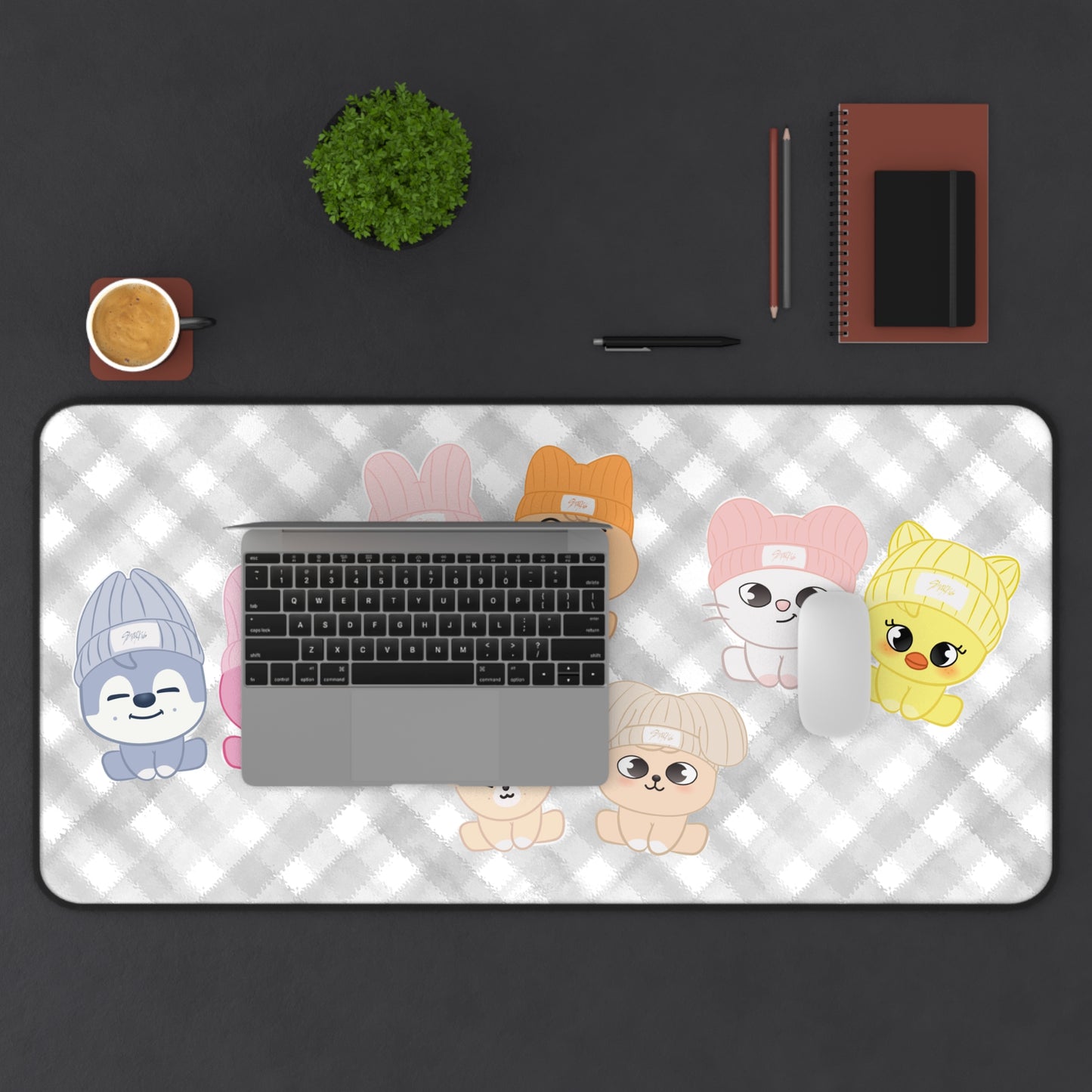 Stray Kids Bestie Skzoo Large Desk Mat / Kpop Office Decor