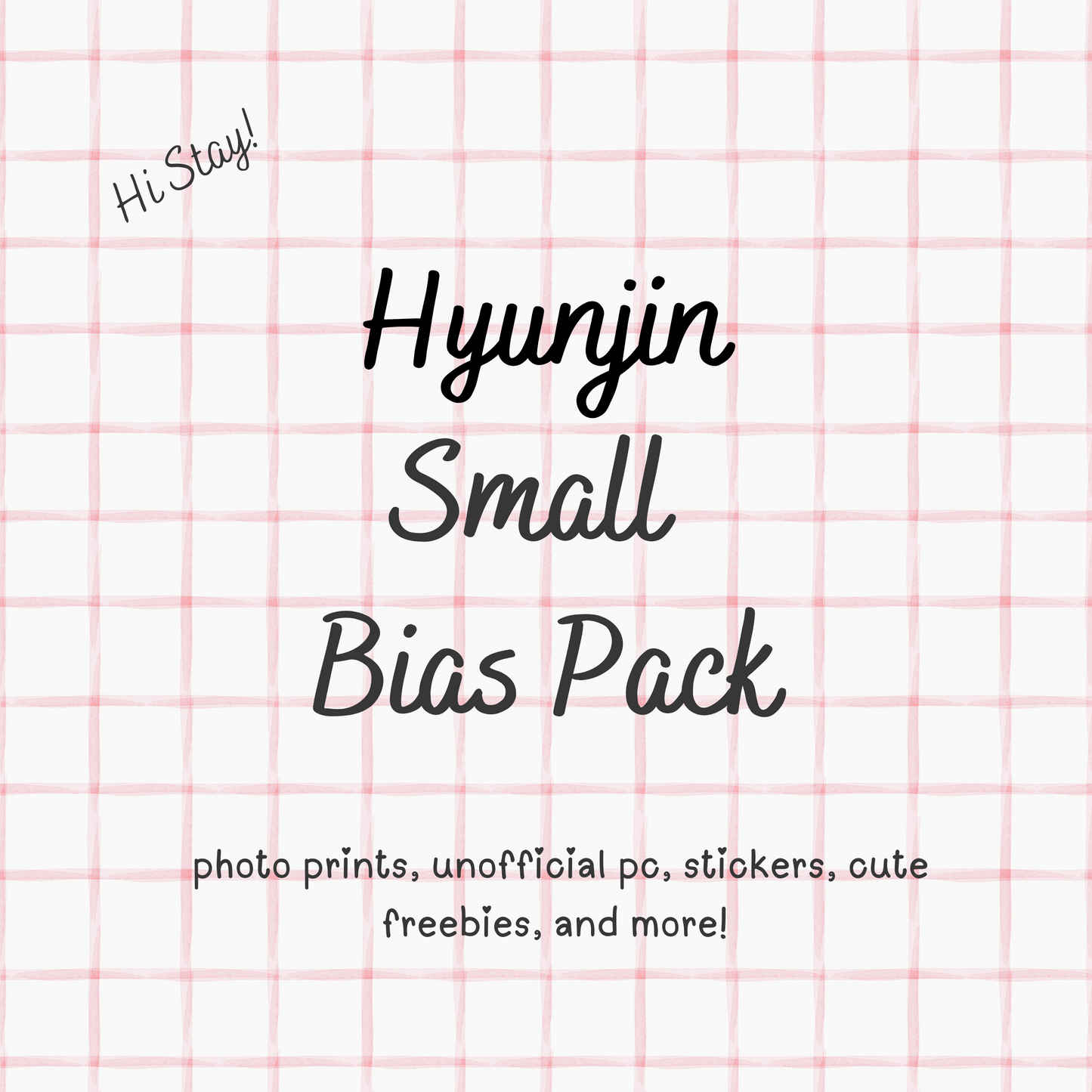 Hyunjin SMALL / Stray Kids Bias Pack / Kpop Goodie Bag / Custom Handmade Skz Keychain / Phone Charm/ LoveStayTreasures Handmade