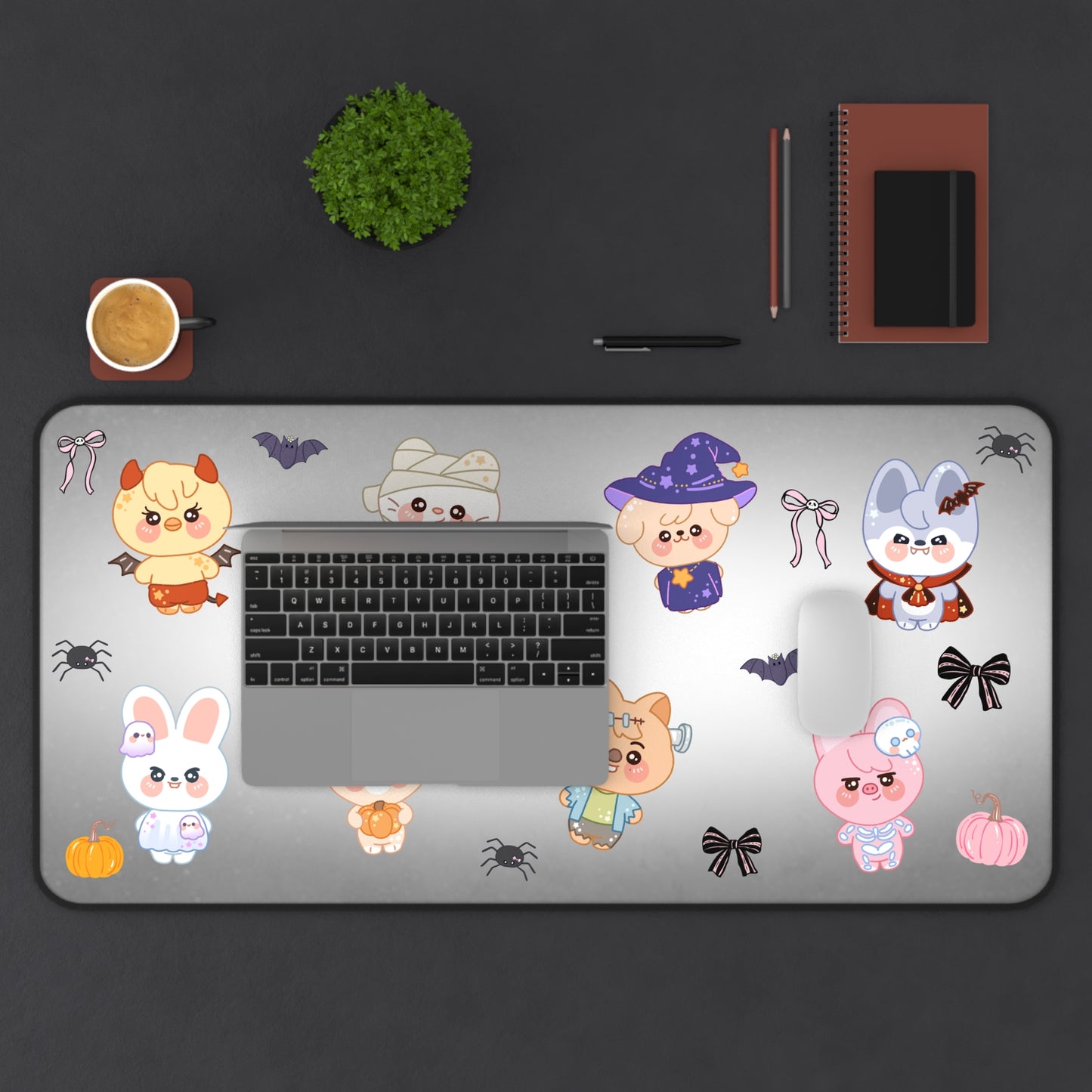 Halloween Stray Kids Skzoo Large Desk Mat / Kpop Office Decor