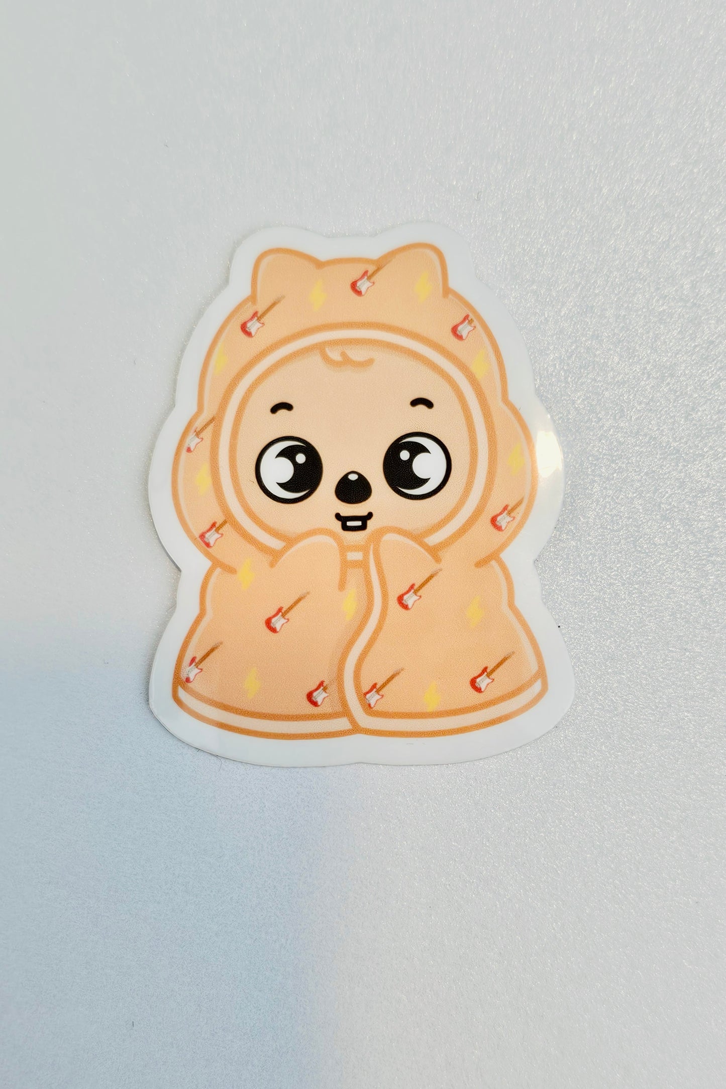 Skzoo in blanket Stray Kids Waterproof Sticker / LoveStayTreasures Handmade