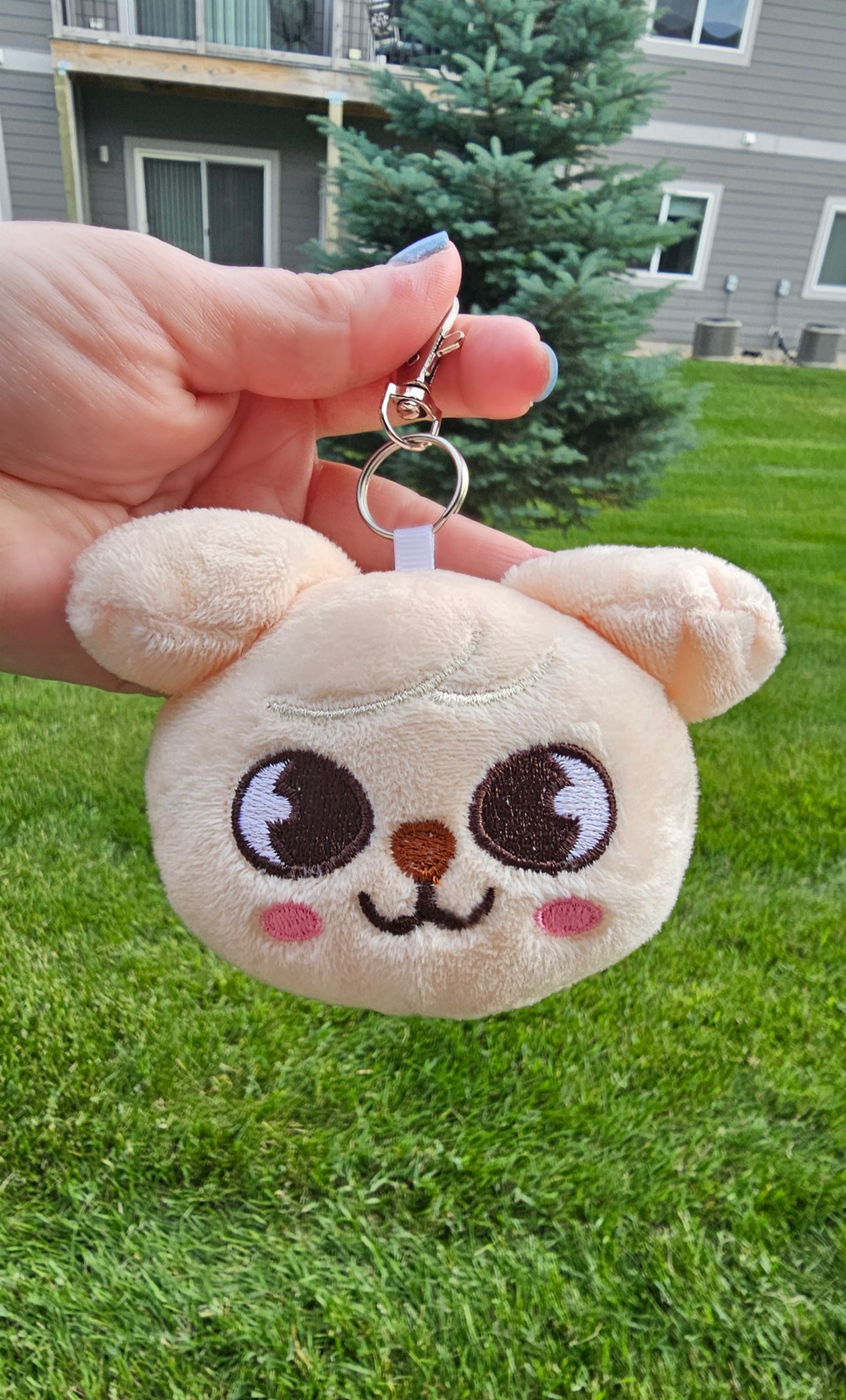 Skzoo Stray Kids Plushie Head with Metal Clip