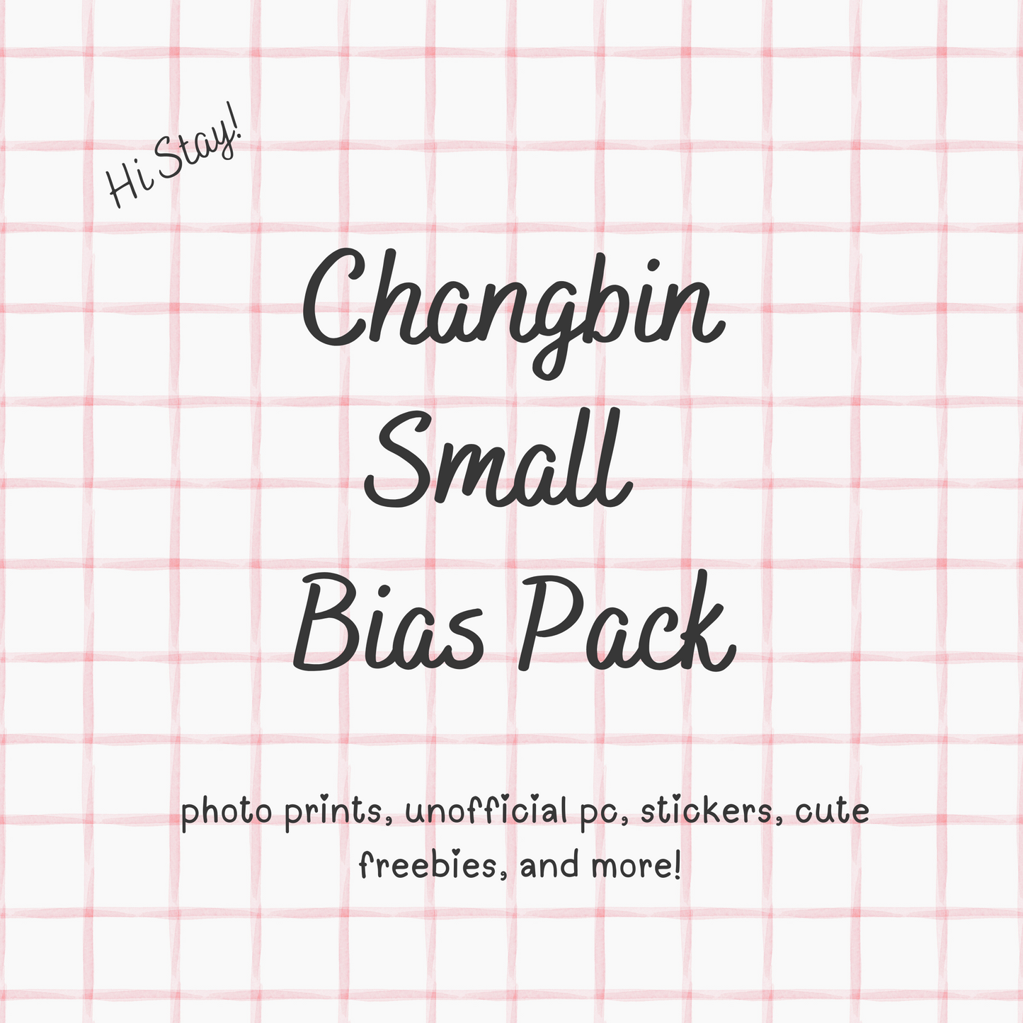 Changbin SMALL / Stray Kids Bias Pack / Kpop Goodie Bag / Custom Handmade Skz Keychain / Phone Charm/ LoveStayTreasures Handmade