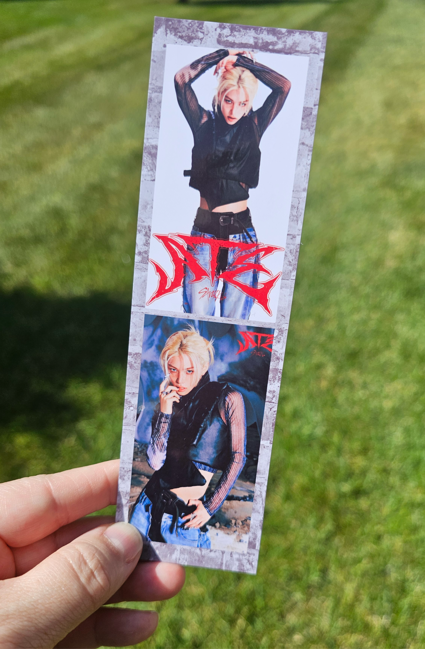 Stray Kids Felix ATE / Back Lyric Laminated Bookmarks / Kpop / LoveStayTreasures Handmade Skz