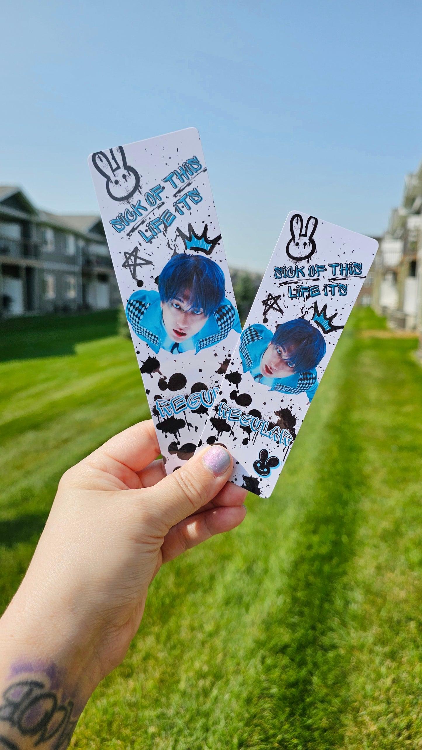 Stray Kids Changbin Chk Chk Boom Lyric Laminated Bookmarks / Kpop / LoveStayTreasures Handmade Skz