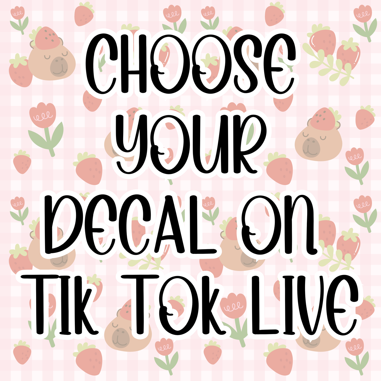 Choose Decal On Live