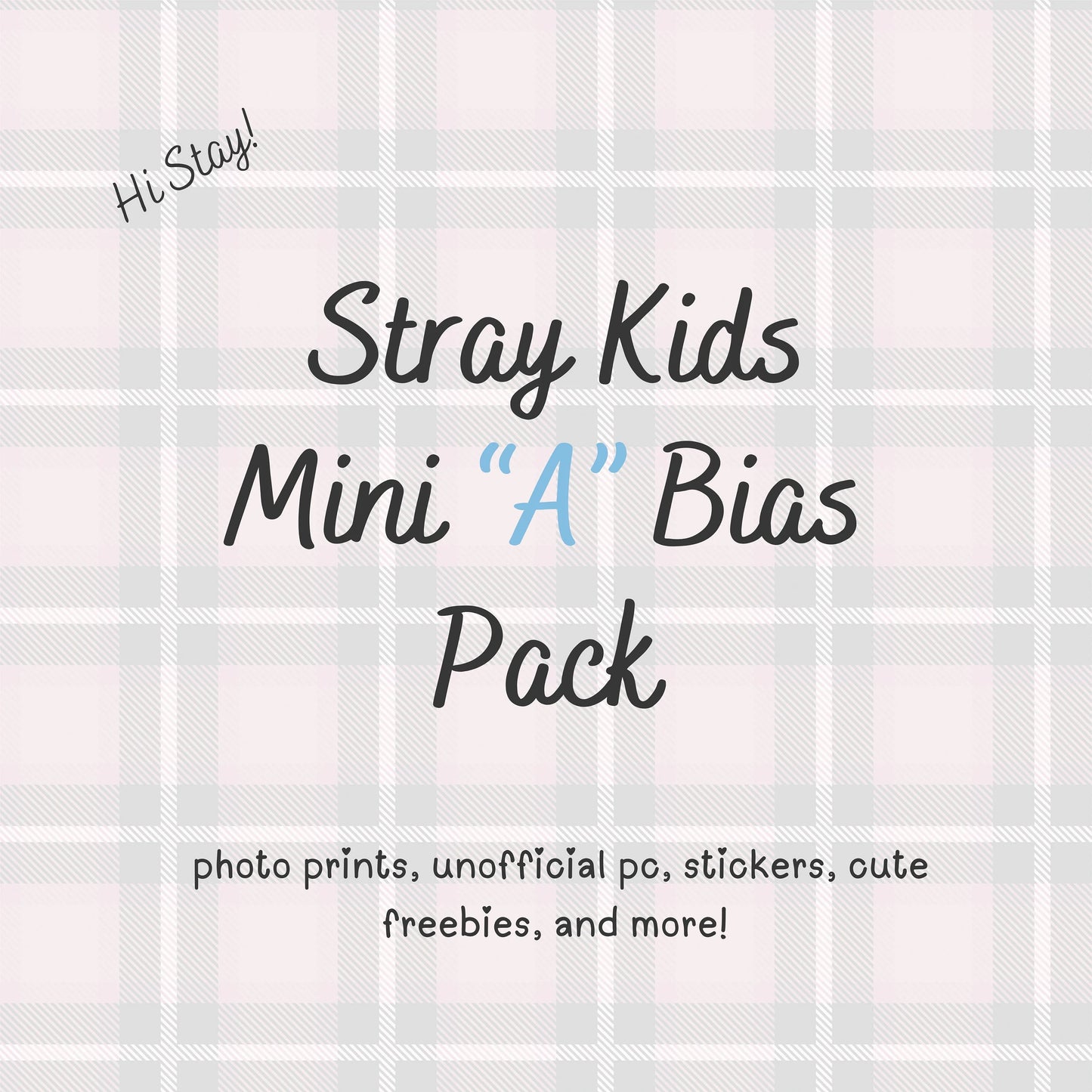 Stray Kids MINI “A" / Skz Bias Pack / Kpop Goodie Bag / Handmade by LoveStayTreasures