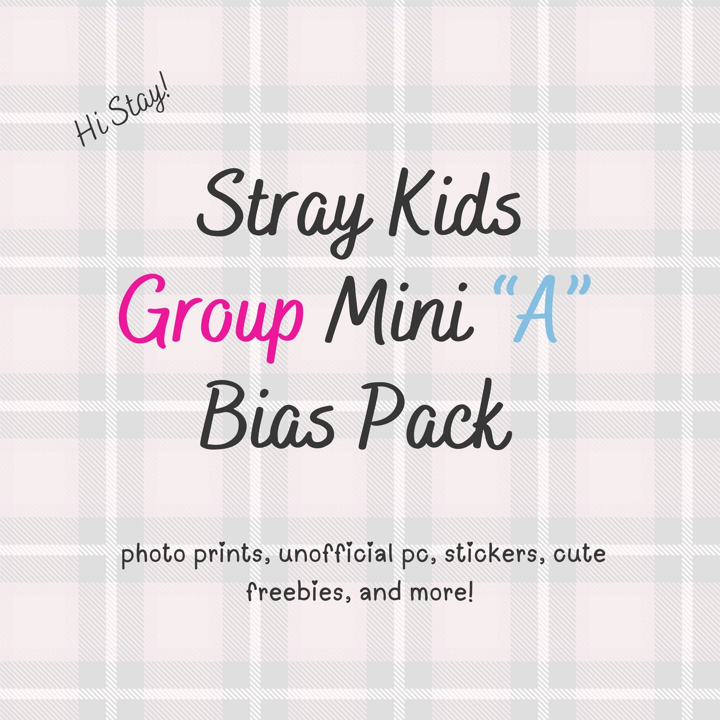 Stray Kids GROUP Mini A Bias Pack / Kpop Goodie Bag