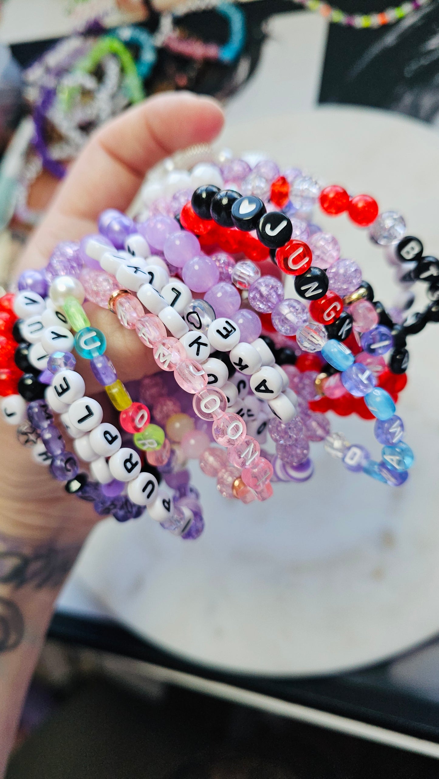 BTS Concert Bulk Bracelet Freebies