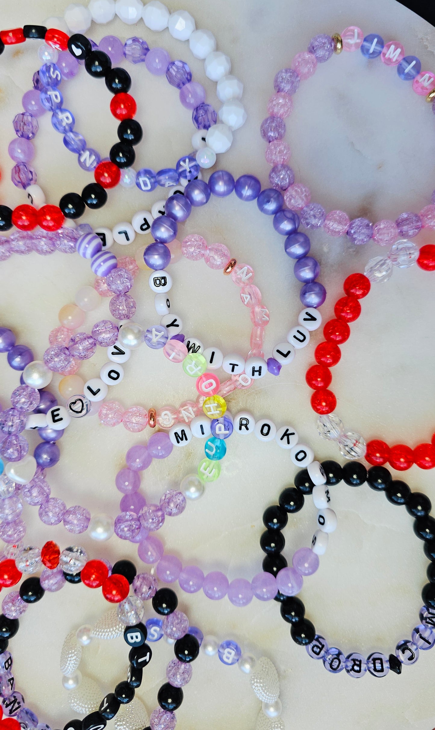 BTS Concert Bulk Bracelet Freebies