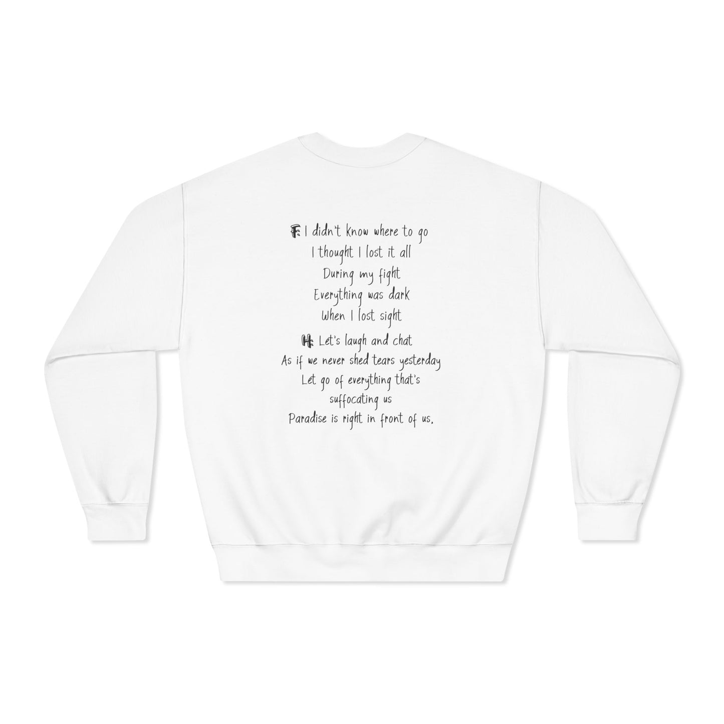 Stray Kids Hyunjin and Felix Lyrics and Photo LoveStayTreasures Design / Gildan DryBlend® Crewneck Sweatshirt / Kpop