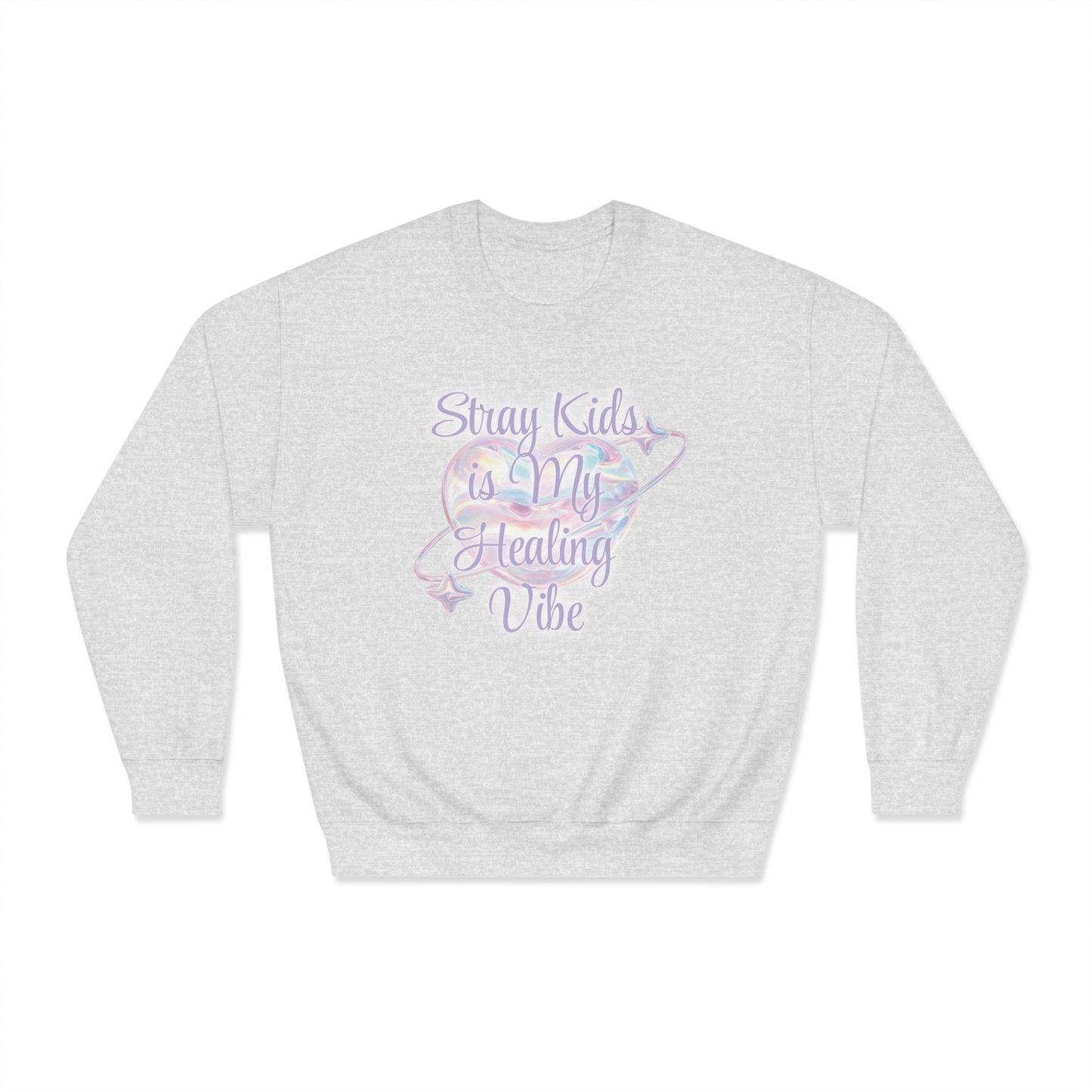 Stray Kids Healing Vibe LoveStayTreasures Design / LOVESTAY Lyrics / Gildan DryBlend® Crewneck Sweatshirt / Kpop