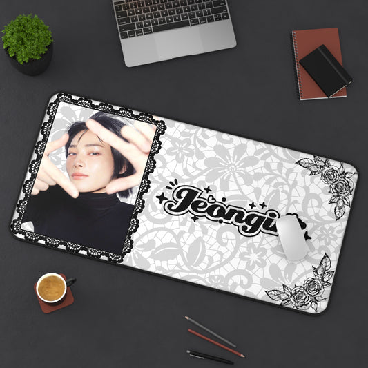 Stray Kids I.N Jeongin Large Desk Mat / Kpop  Office Decor