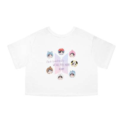 BTS Concert Champion Brand Cropped Top / BTS Concert T Shirt / Kpop / BT21