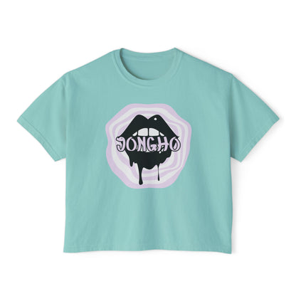 Ateez Jongho Boxy Tee Shirt Top / Kpop