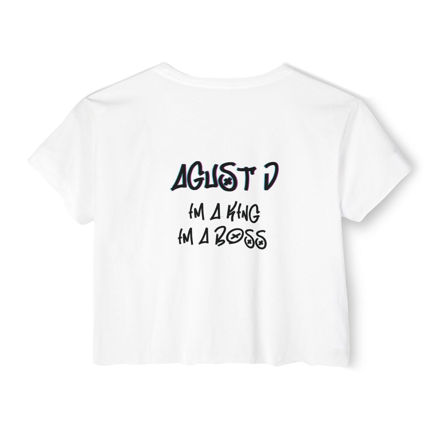 Women's AGUST D Festival Concert Crop Top / Kpop