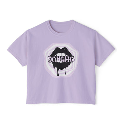 Ateez Jongho Boxy Tee Shirt Top / Kpop