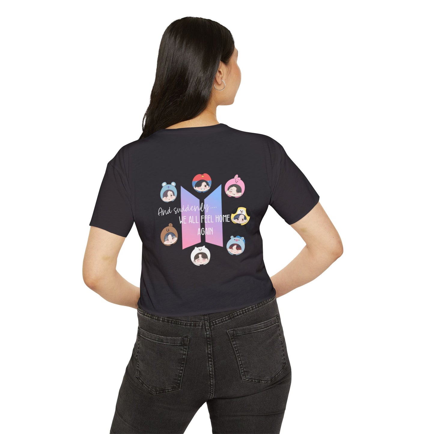 BTS Concert Crop Top T Shirt / Bangtan Apparel / BT21 / Kpop