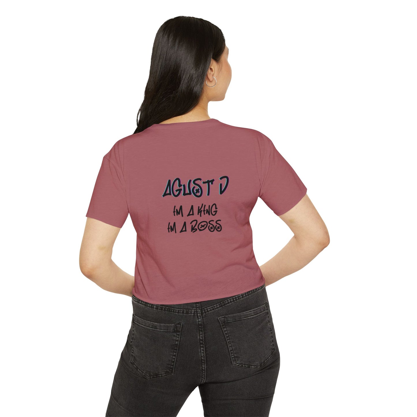 Women's AGUST D Festival Concert Crop Top / Kpop