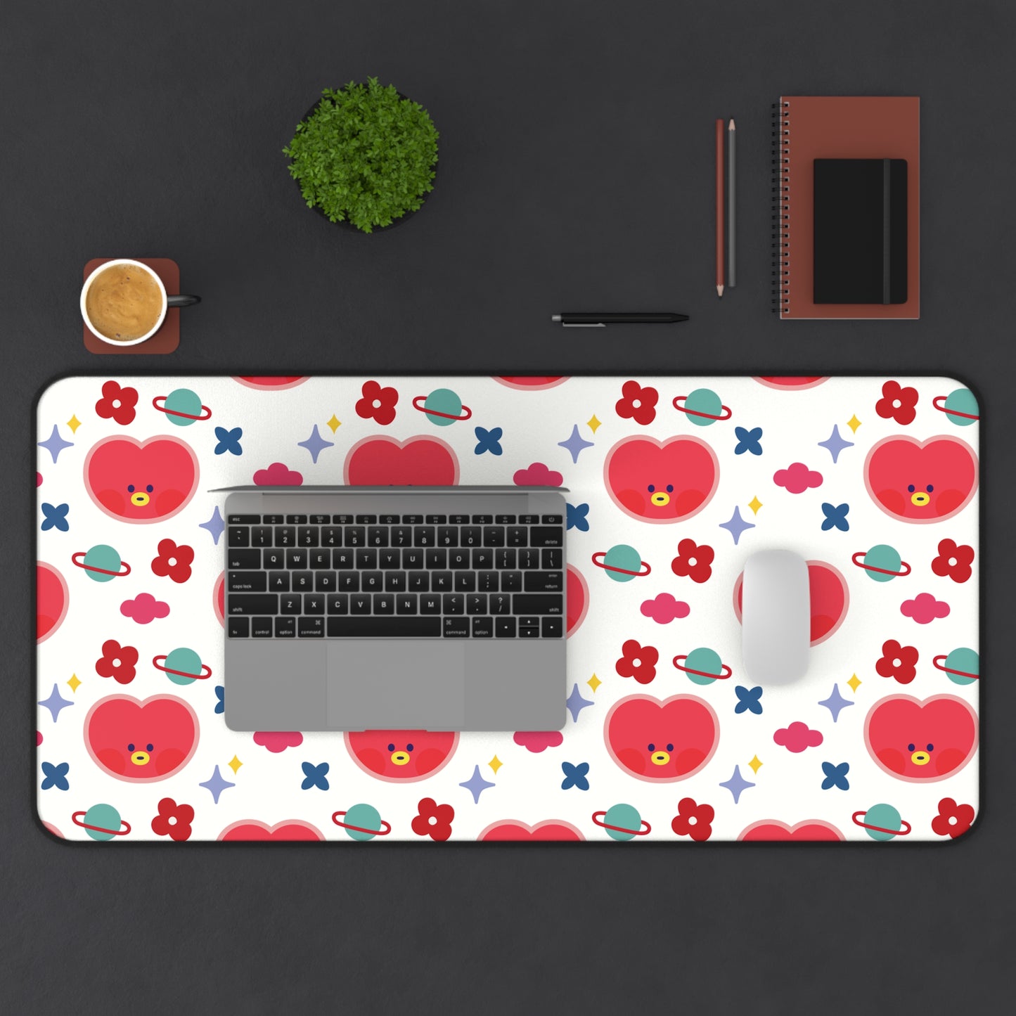 BT21 Tata / BTS Taehyung V Large Desk Mat / Kpop Office Space