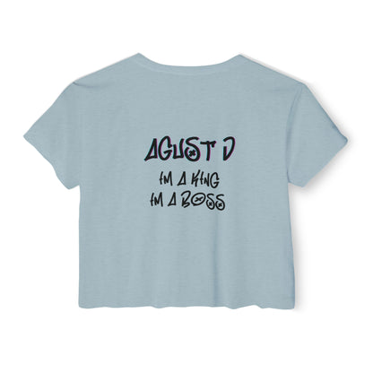 Women's AGUST D Festival Concert Crop Top / Kpop