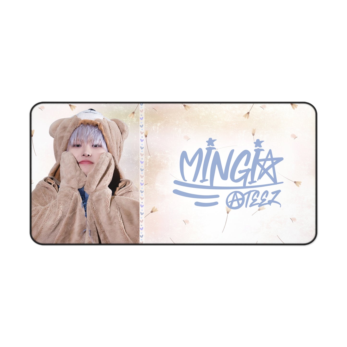 Ateez Mingi Large Desk Mat / Kpop Office Decor