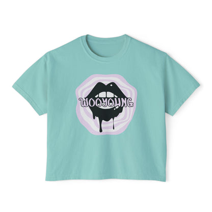 Ateez Wooyoung Boxy Tee Shirt Top / Kpop