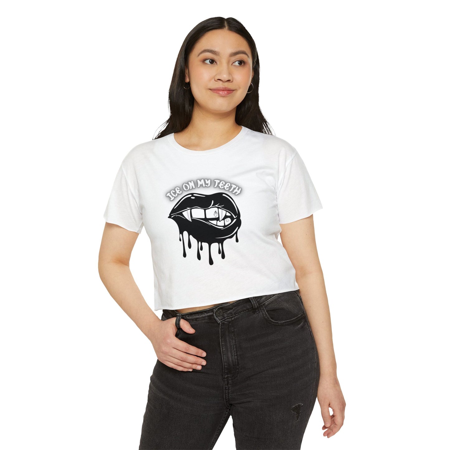 Women's Ateez Ice on my Teeth Festival Concert Crop Top / Kpop