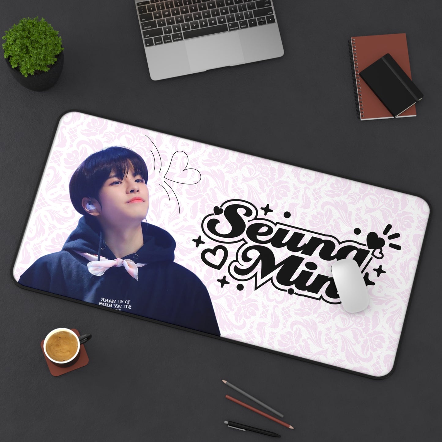 Stray Kids Seungmin Large Desk Mat / Kpop Office Decor