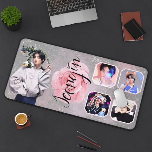 Stray Kids I.N Jeongin Large Desk Mat / Kpop  Office Decor
