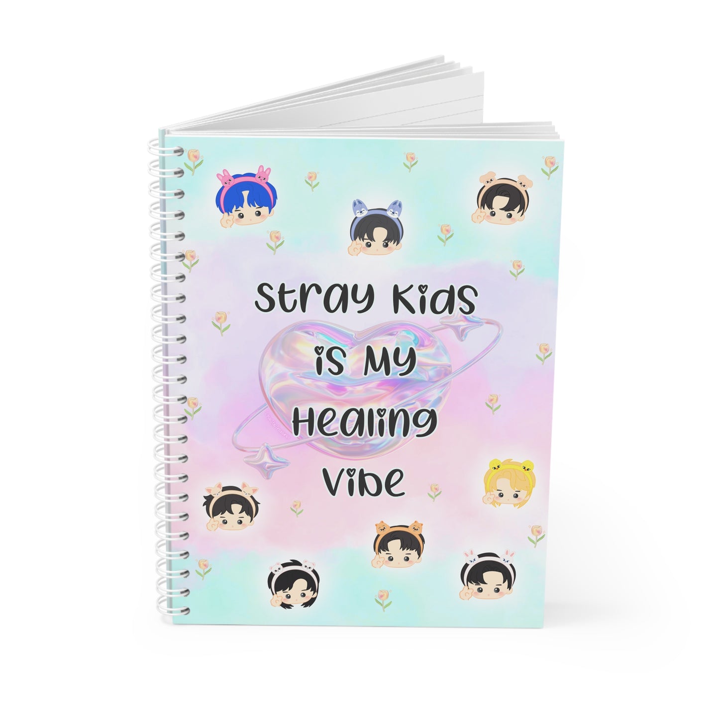 Stray Kids Skzoo Healing Vibe Spiral Notebook / Kpop LoveStayTreasures Design