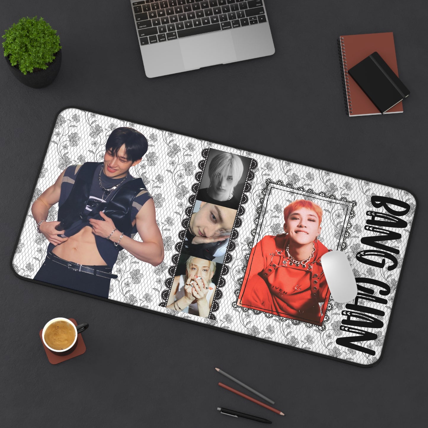 SPICY Stray Kids Bangchan Large Desk Mat / Kpop Office Decor