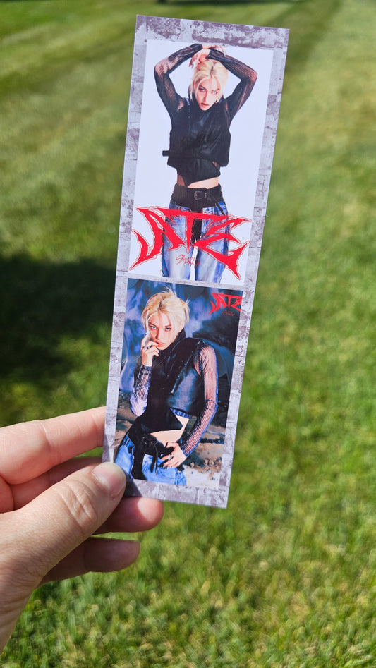 Stray Kids Felix ATE / Back Lyric Laminated Bookmarks / Kpop / LoveStayTreasures Handmade Skz