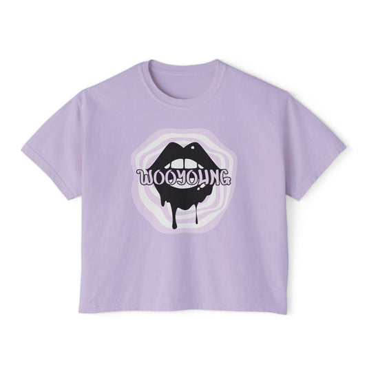 Ateez Wooyoung Boxy Tee Shirt Top / Kpop