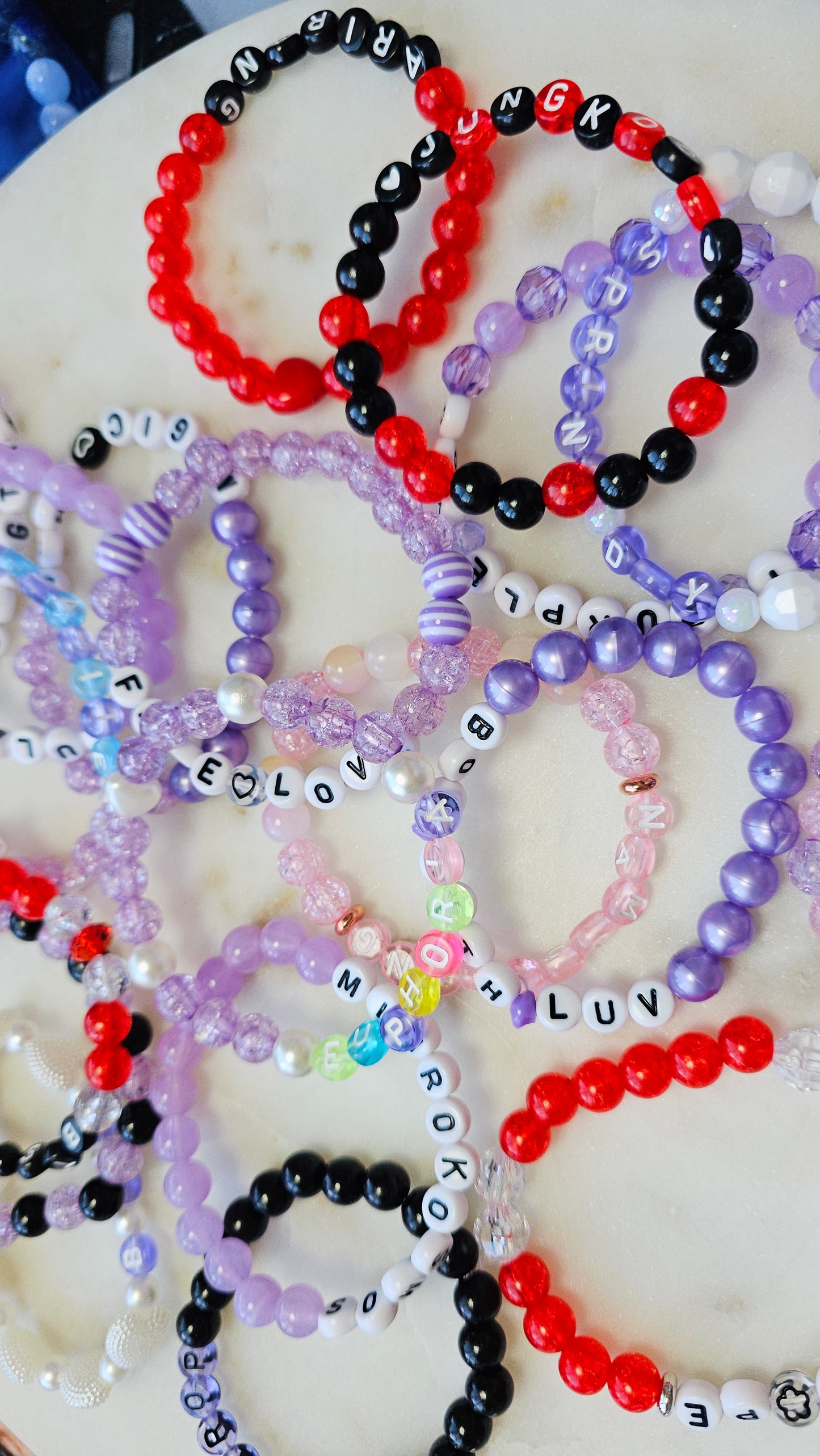 BTS Concert Bulk Bracelet Freebies